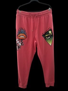 Genuine Authentic "Strength" Graphic Joggers  - Size 2XL NWT